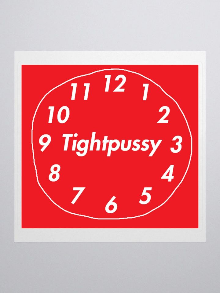 Tightpussy Clock Sticker product image (2)