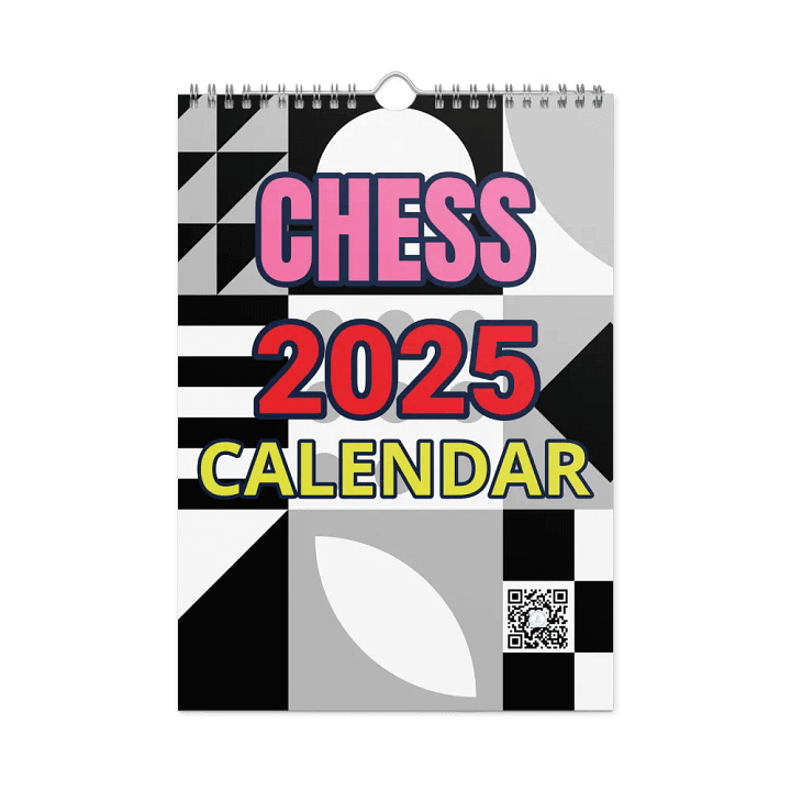 Chess Wall Calendar 2025 product image (1)