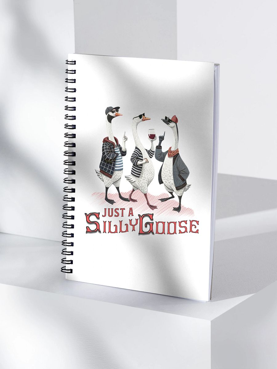 Just A Silly Goose Chic Spiral Notebook product image (1)