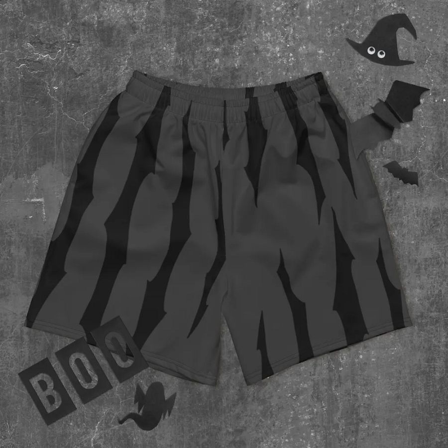 [ ITZJOEL44 ] GRAY/BLACK Athletic Shorts product image (7)