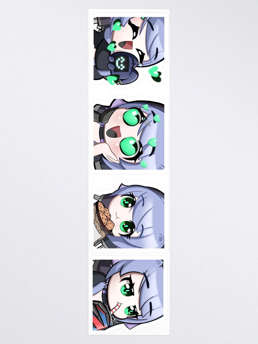 Lucca 'Cute' Emotes Sticker Set product image (3)