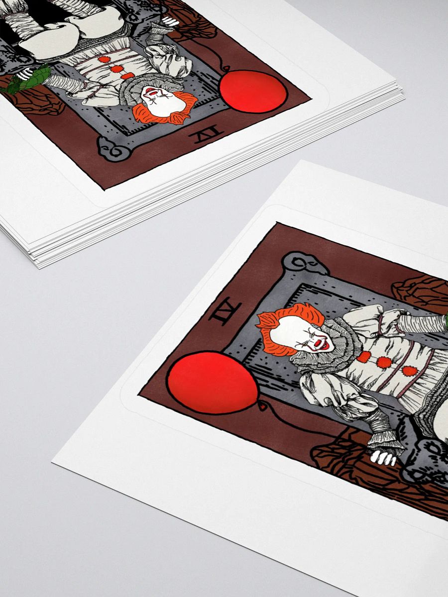 New Pennywise Emperor Tarot Card Sticker product image (4)