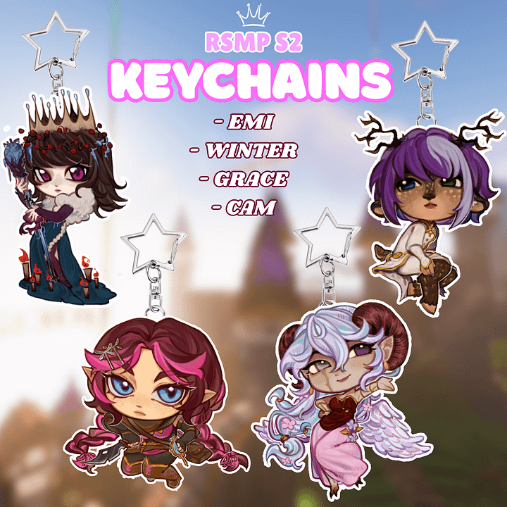 Royals SMP S2 Acrylic Keychain Bundle product image (1)