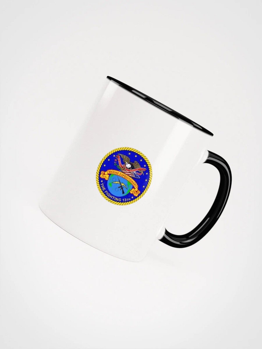 13th Marine Expeditionary: Coffee Cup White Exterior/Black Interior product image (4)