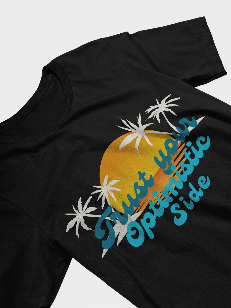 Optimistic Sunset Script Tee product image (3)