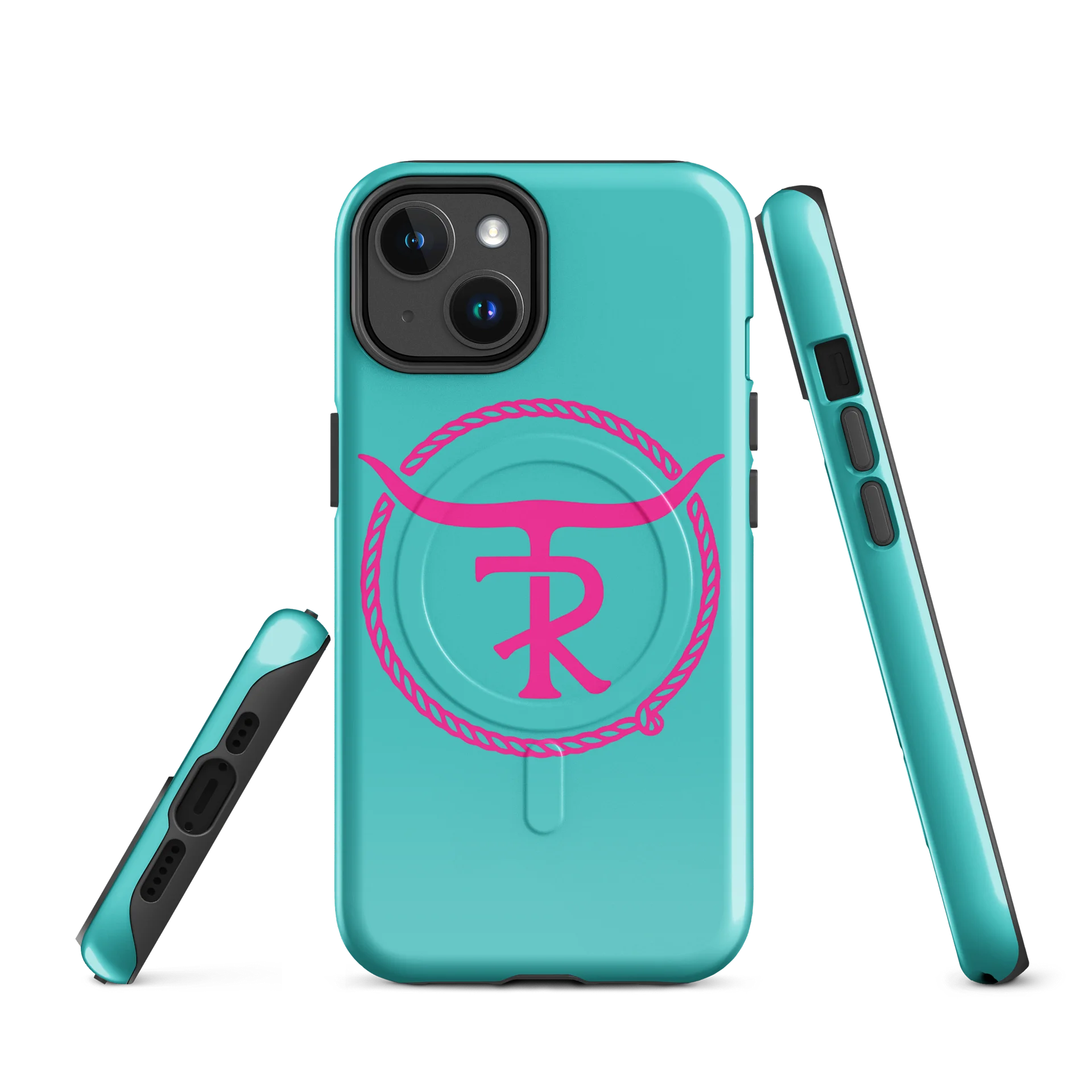 "TR" Pink logo MagSafe® Tough Case product image (1)