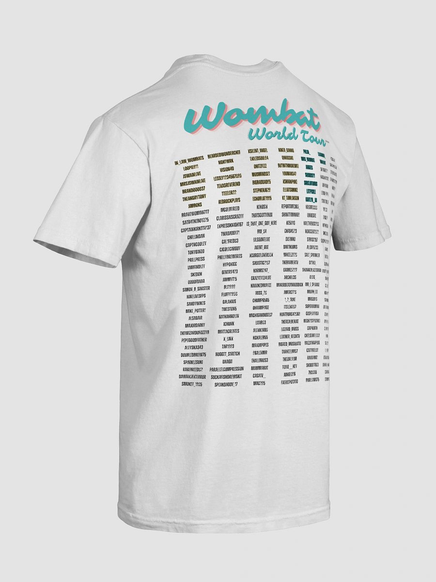 WOMBADDIES GLOBAL T SHIRT product image (10)