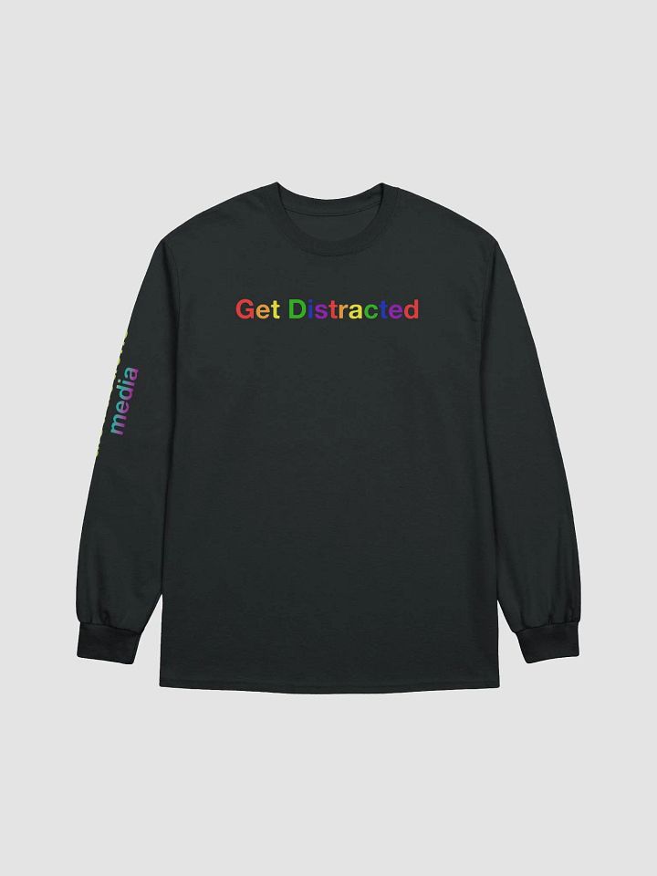 Get distracted long sleeve lesbian pride product image (2)