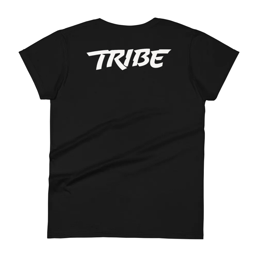 Women's Paint Splat Headphones Front | Tribe Back Print Gildan Middleweight T-Shirt product image (5)
