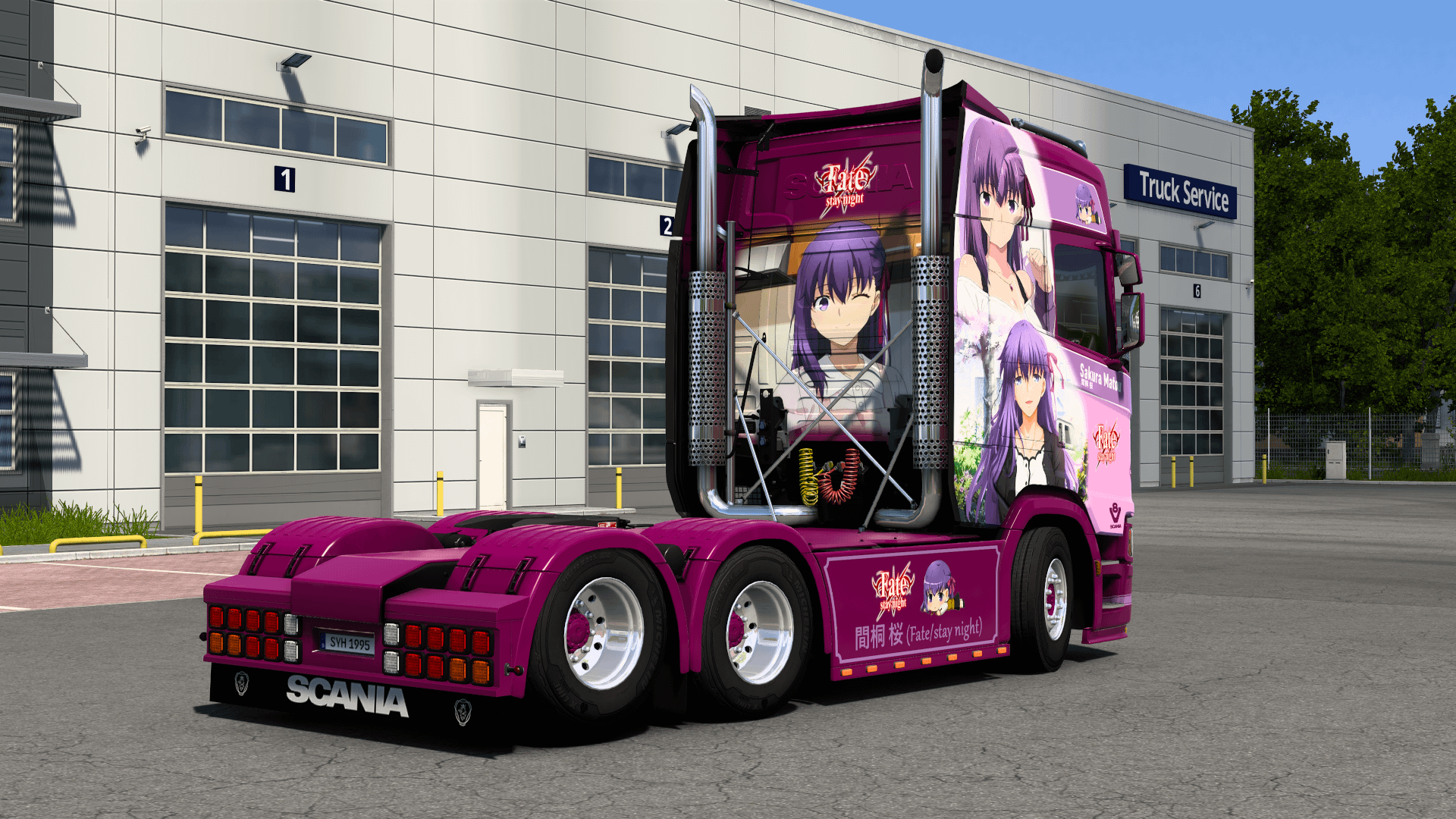 Scania S NG Sakura Matou - Fate/stay night [Airbrush Skin] product image (6)