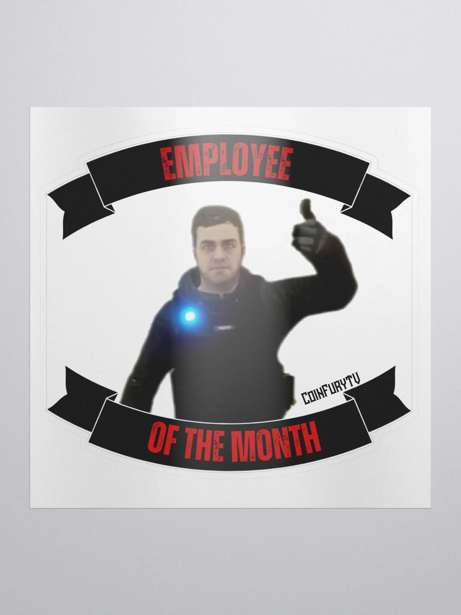 Employee of the Month: Kelvin - Sticker product image (1)