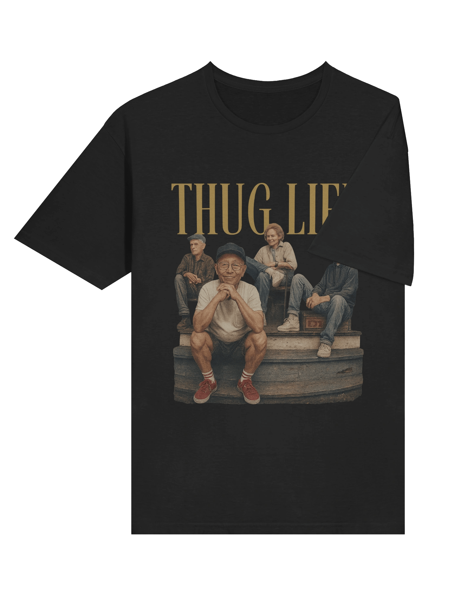 Vintage Vibe 'THUG LIFE' T-Shirt product image (6)