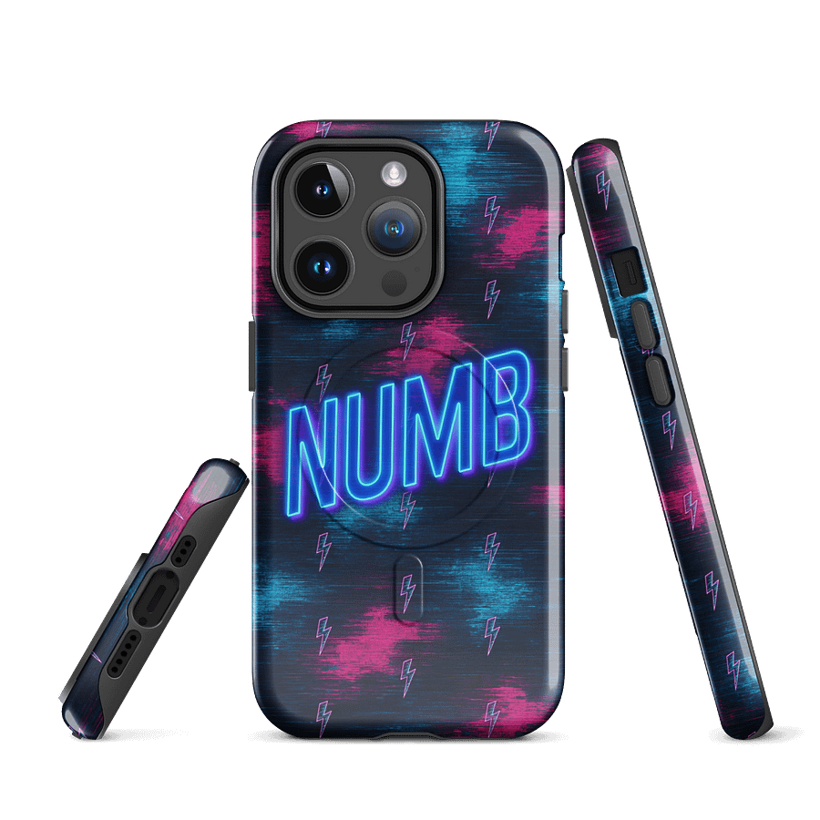 Bleed Neon (NUMB) iPhone Case product image (3)
