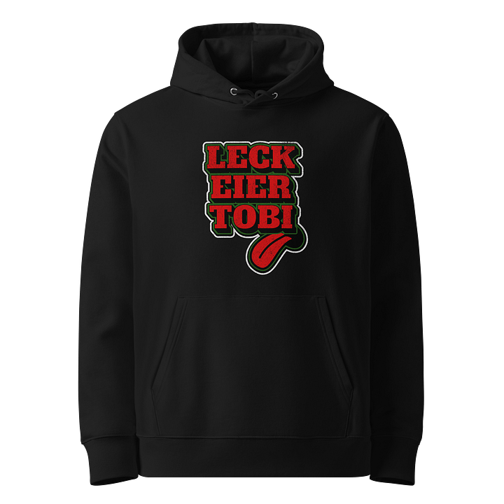 Leck Eier Tobi! – Unisex Bio-Hoodie (Stanley/Stella) product image (1)