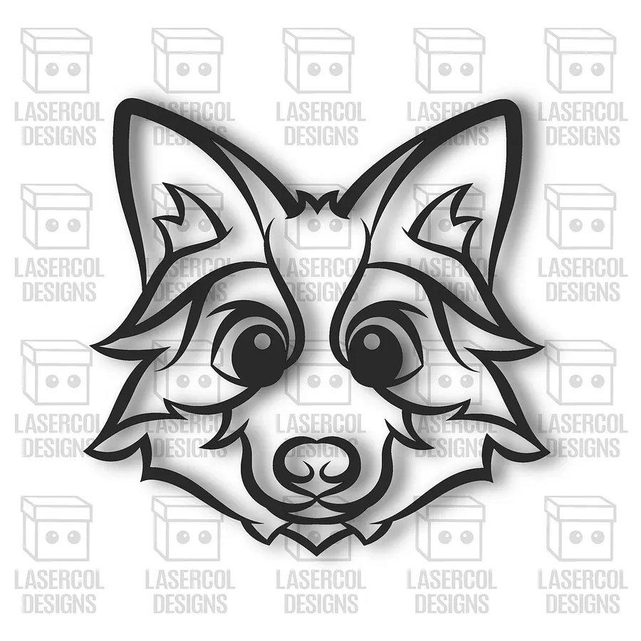 Cute Fox and Bunny Wall Art - Laser Cut Files product image (2)