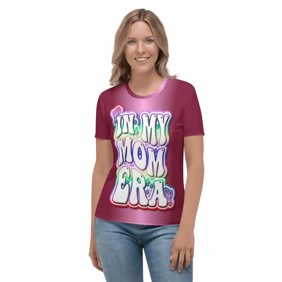 In My Mom Era All Over Print T-shirt product image (2)