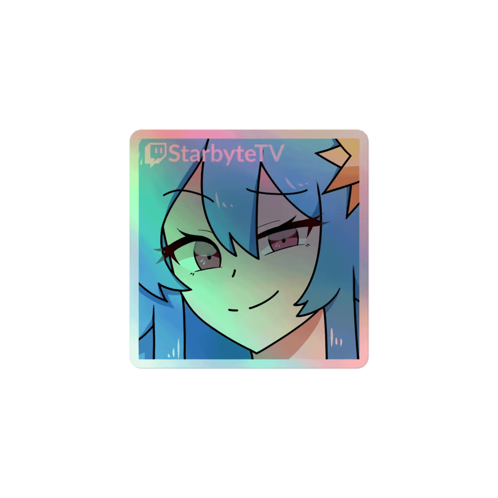 Astra Smug Holo Sticker product image (1)