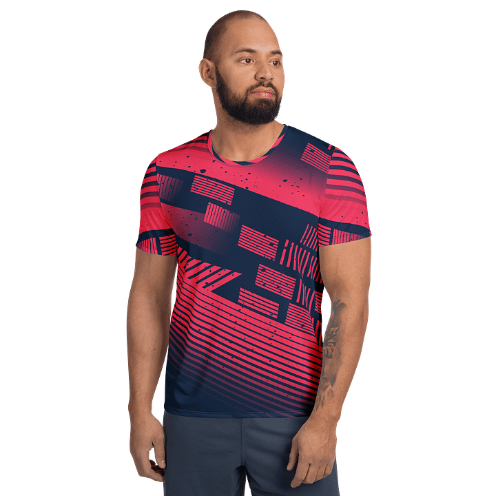 Red Stripes | Men´s Athletic T-Shirt product image (2)