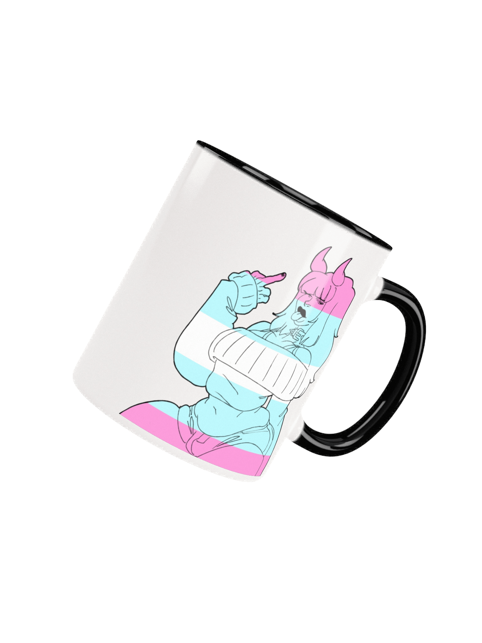 FUCK YOU! Eli's transflag mug product image (4)
