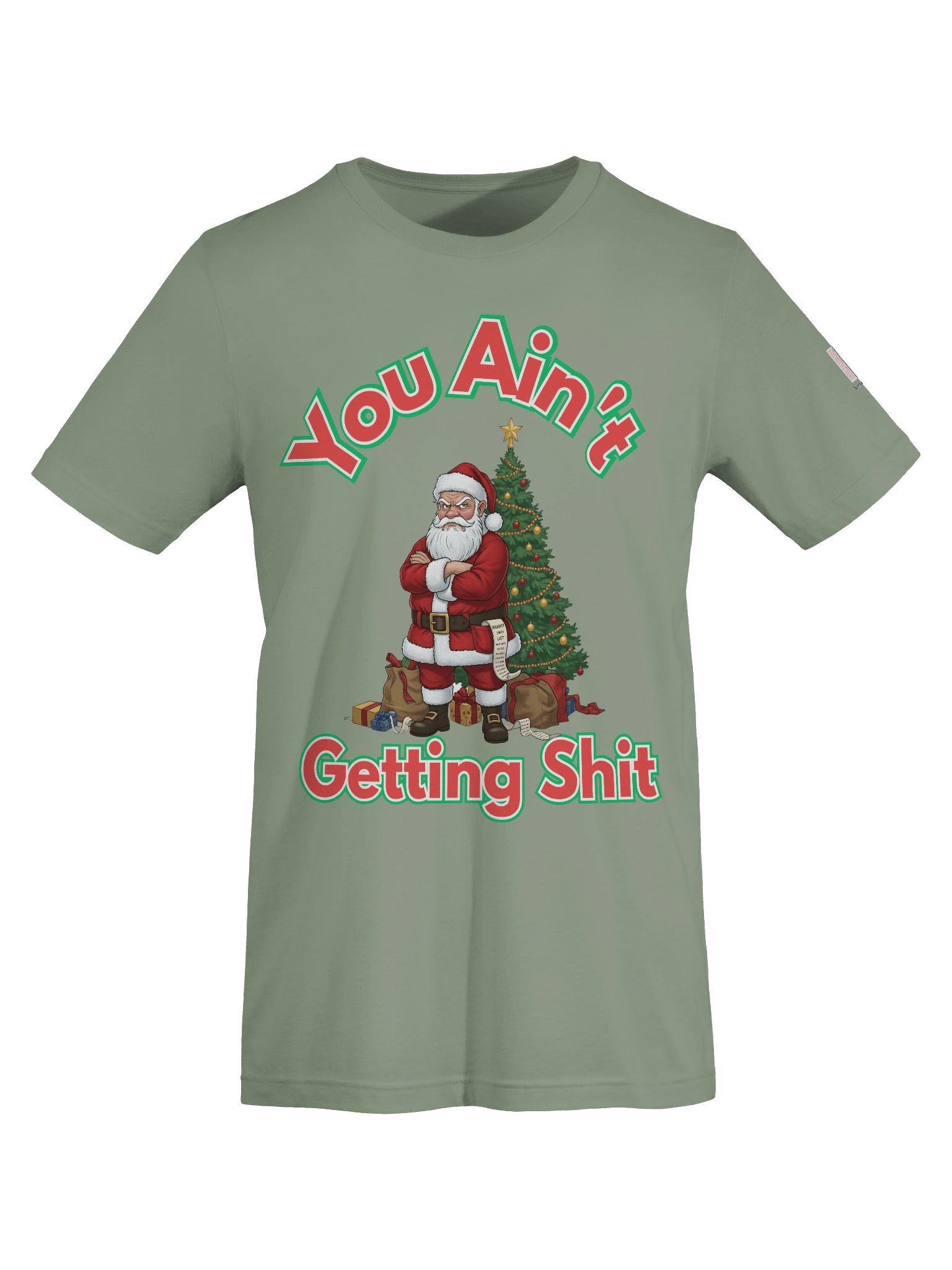Unisex Funny Christmas Shirt – Grumpy Santa “You Ain’t Getting Sh*t” Tee | Naughty List Shirt | Sarcastic Holiday Gift | Adult Christmas Humor T-Shirt product image (7)
