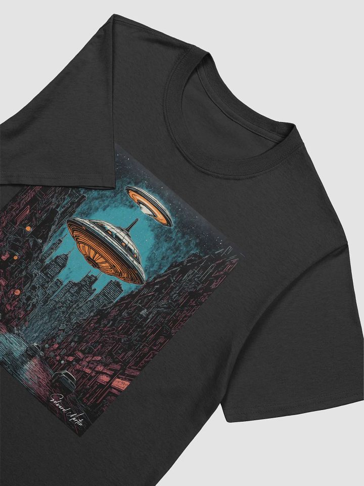 Cityscape Saucer Unisex Tee product image (1)