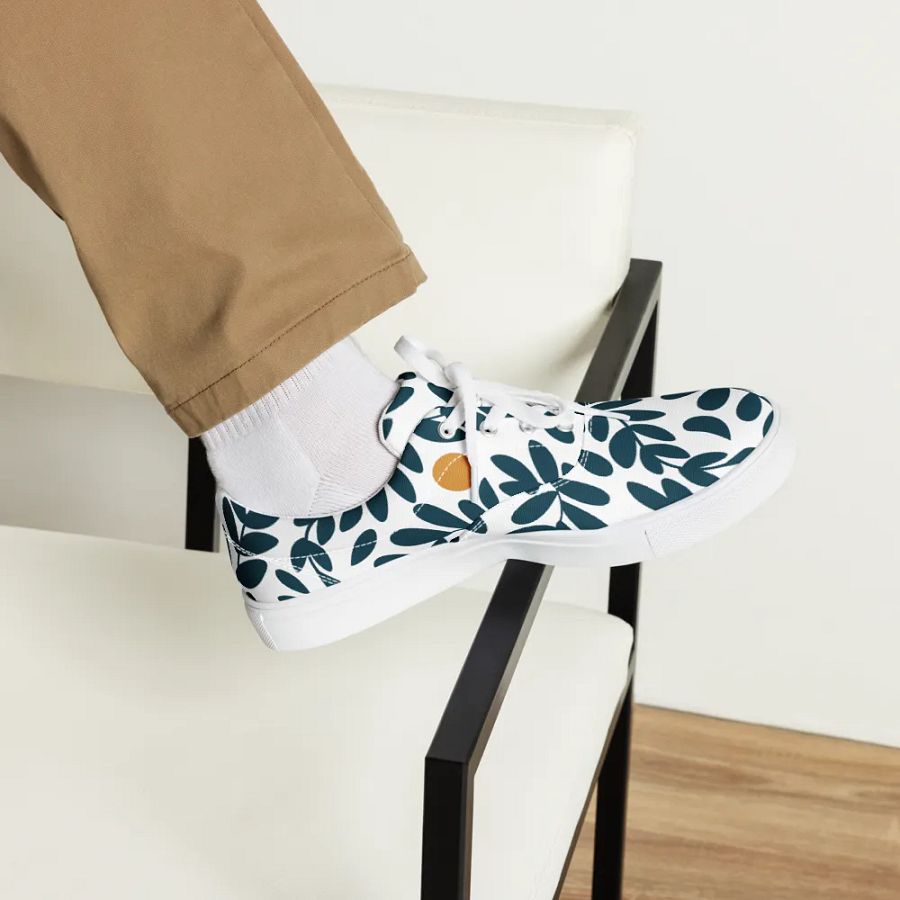 Leaves Men's Lace-Up Canvas Shoe product image (4)