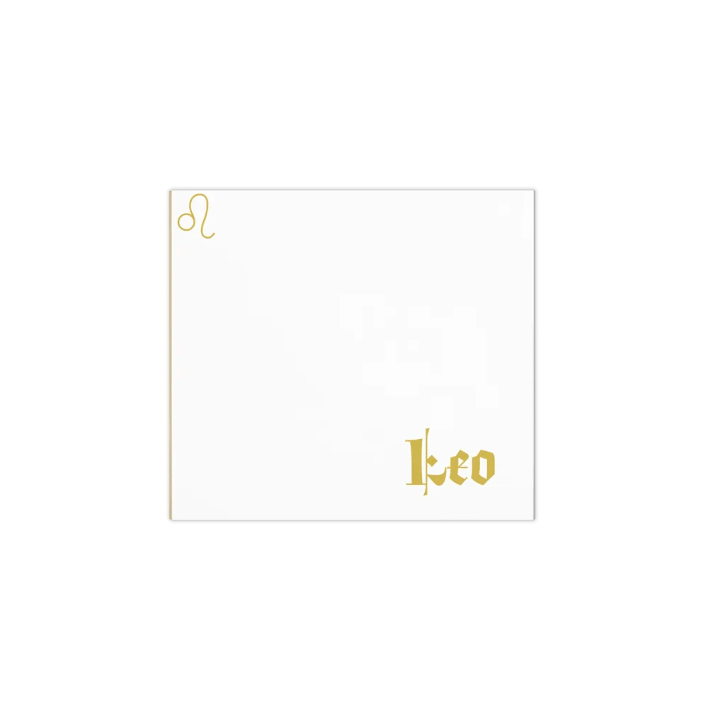 Stylish Leo Zodiac Notepad product image (1)