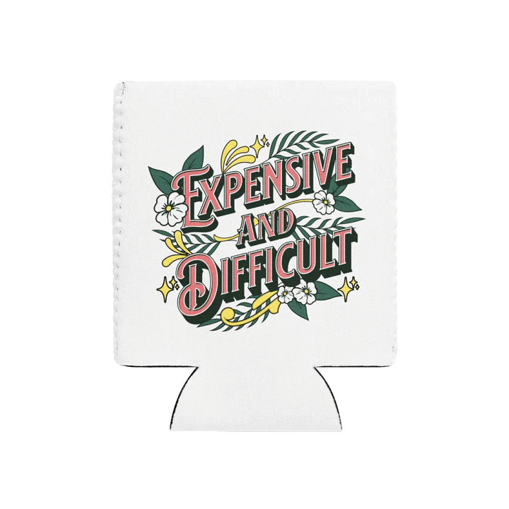 Expensive And Difficult Vintage Ornate Can Cooler product image (1)