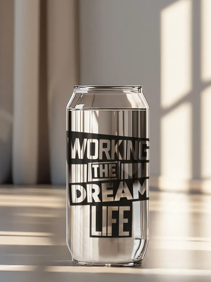 Can-Shaped Glass Tumbler – Coolest Boss Ever | Sleek, Trendy & Leadership-Approved product image (1)