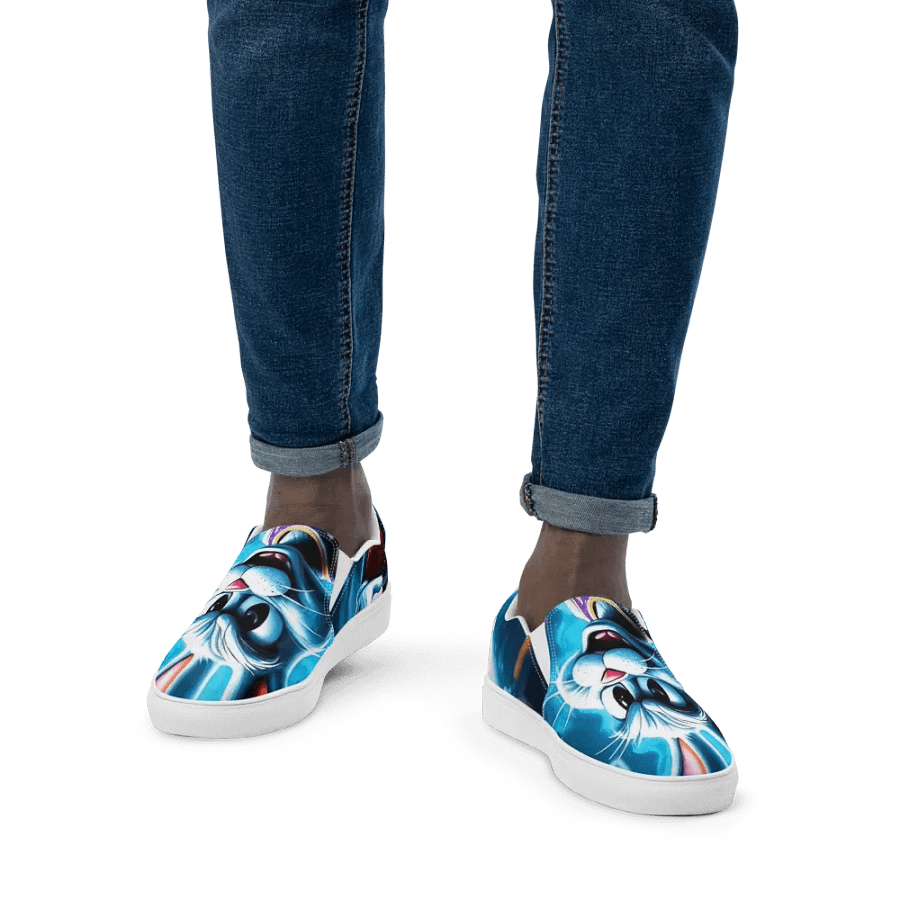Lakers Bunny Men's Slip-Ons product image (6)