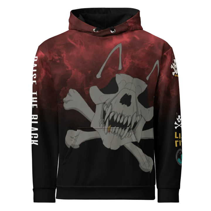 Mongrel Squad Straight Outta Klescher Red/Black Hoodie product image (1)