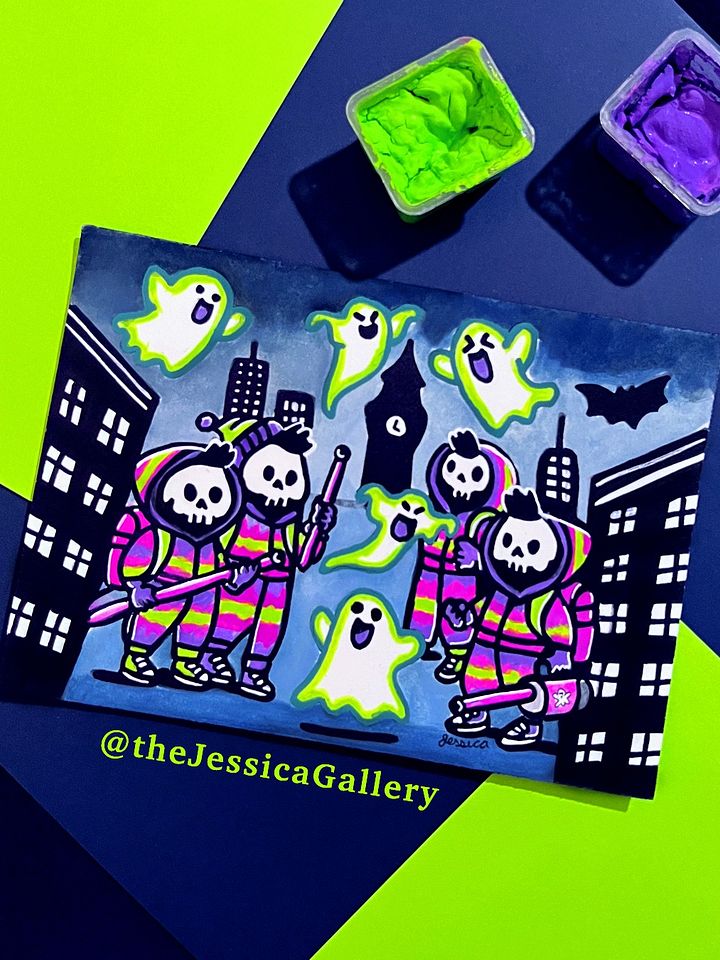 Ghostly Pursuit Art Print product image (2)