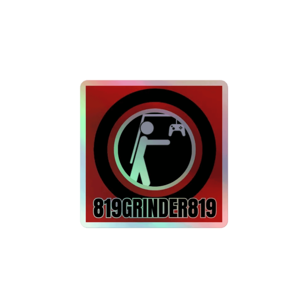 819GRINDER819 Holographic Gaming Sticker Set product image (1)