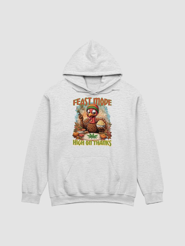 Funny Rasta Turkey Gildan Hoodie | Thanksgiving Weed Gildan Hoodie product image (1)