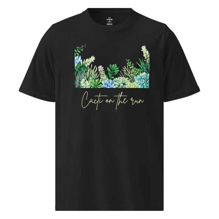 Succulent Serenity Watercolor T-Shirt product image (1)