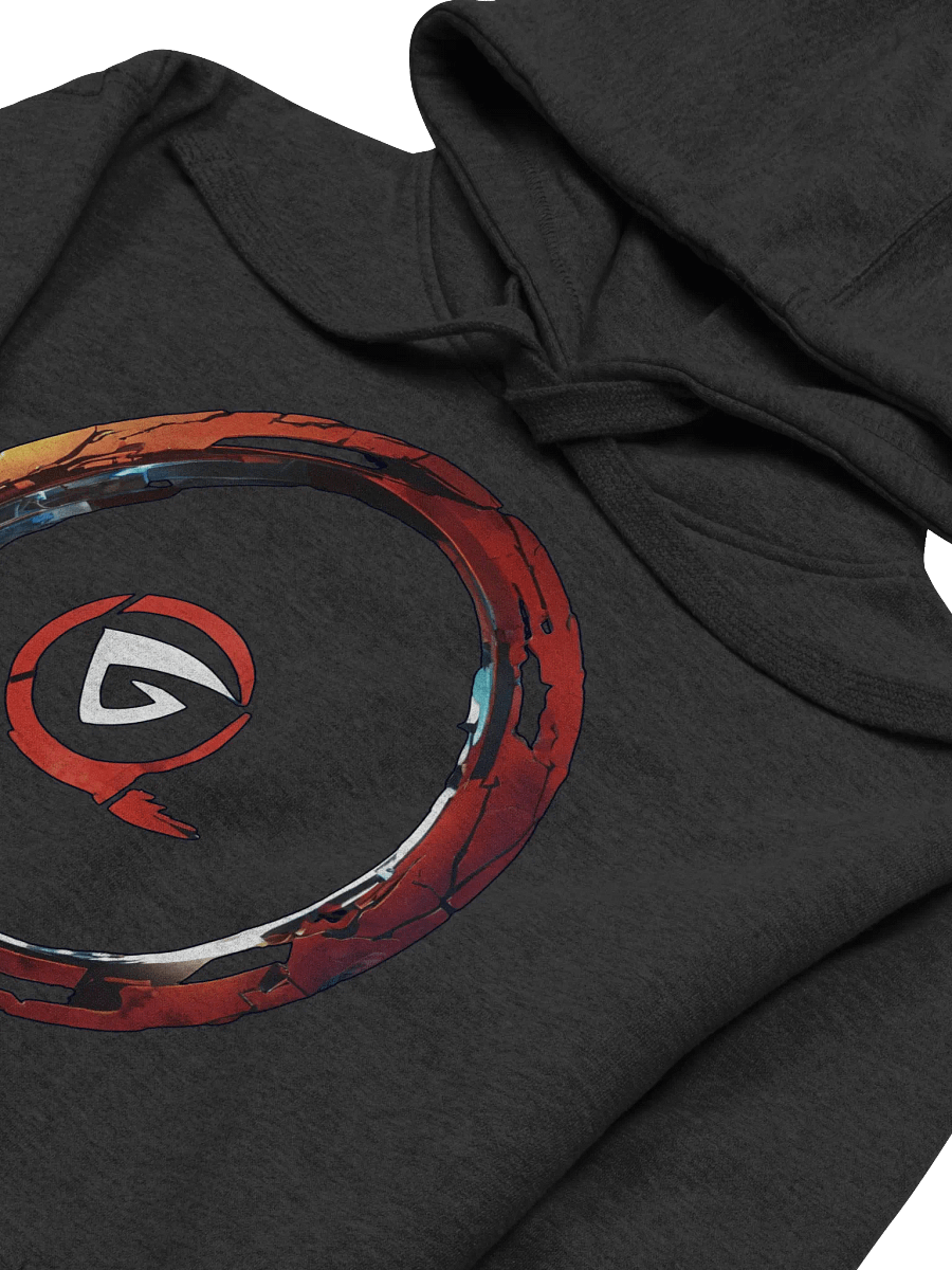 Fragmented Emblem Hoodie, Unisex Graphic Pullover, Unique Gift Idea product image (3)