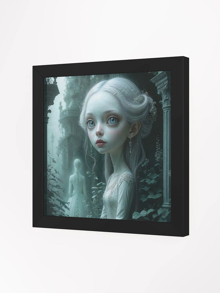 Haunted Porcelain Gaze Framed Print product image (15)