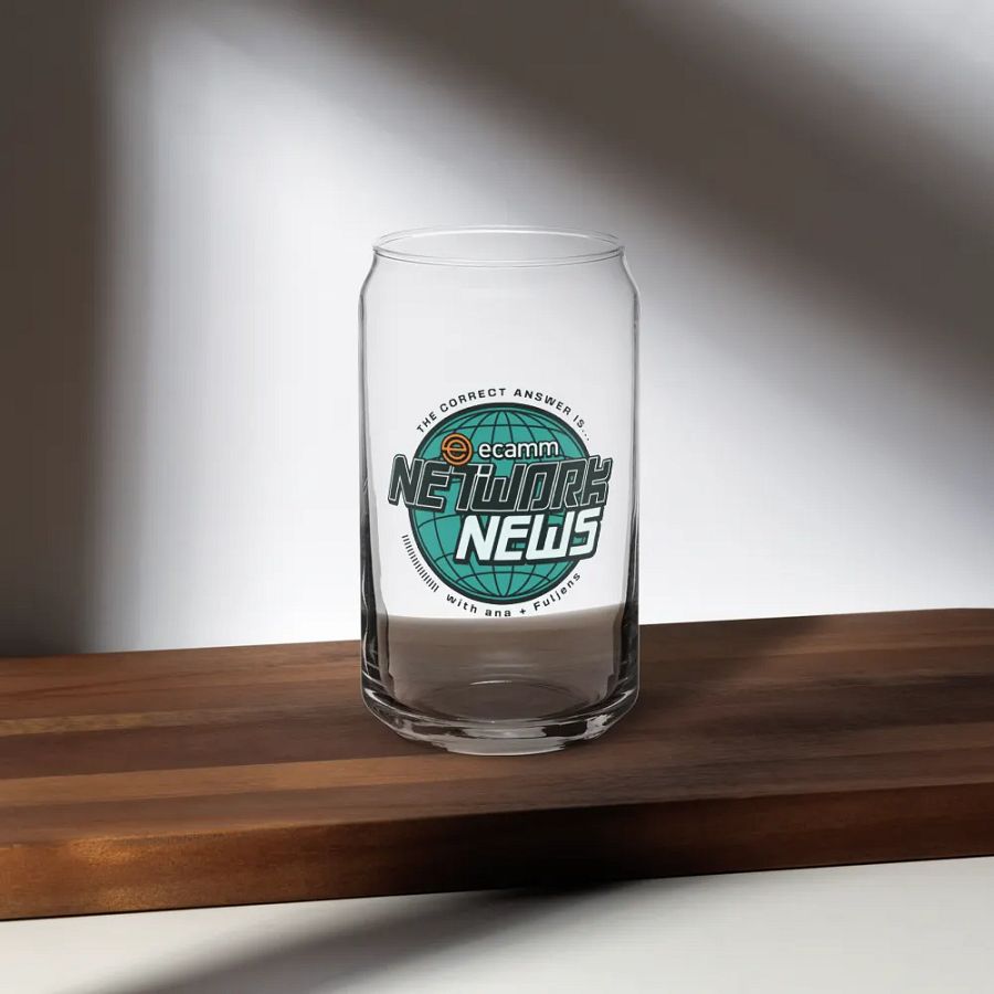 Ecamm Network News 16oz Glass product image (35)
