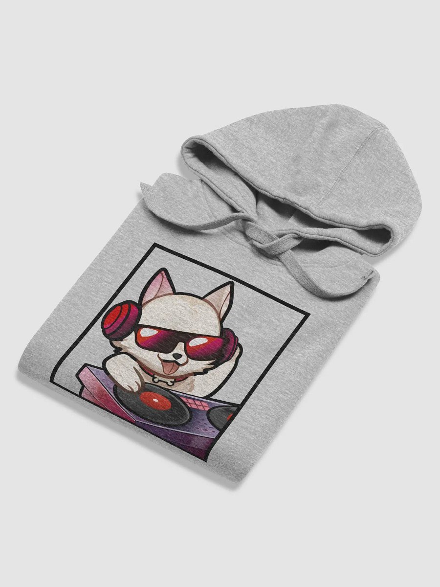 DJ Woof Hoodie (Black Border, Front Print) product image (6)