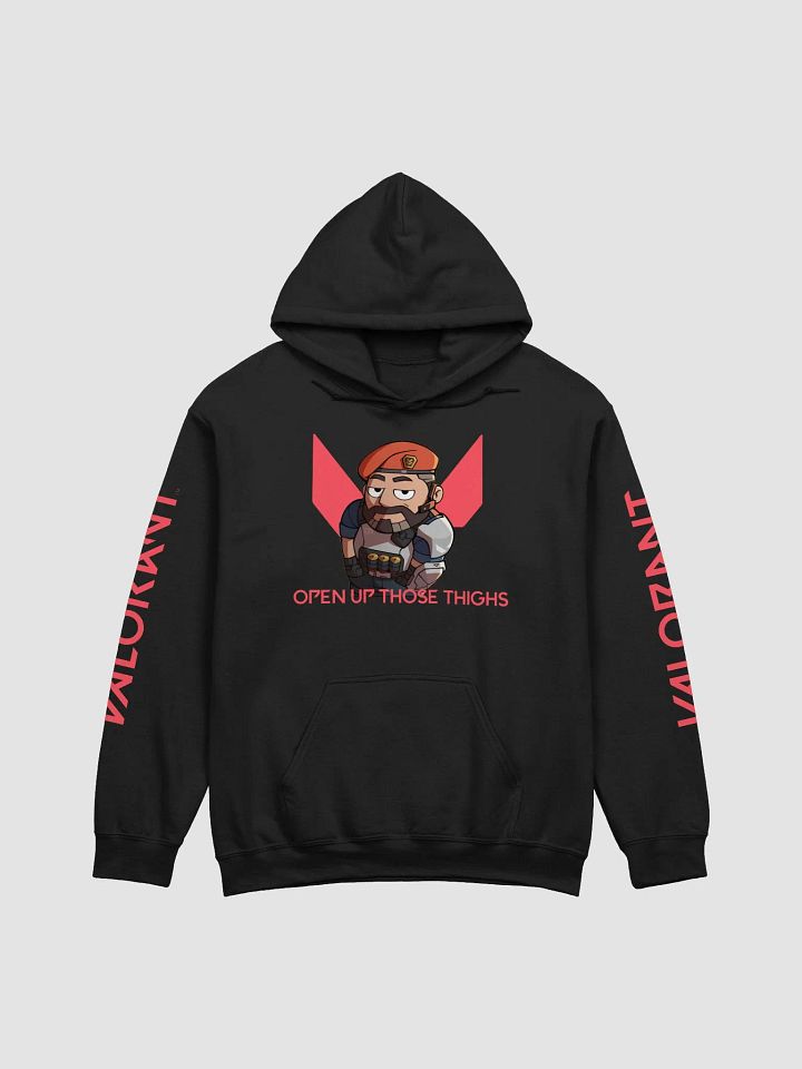 MikeySez - Brimstone - "Open up those thighs" Valorant Hoodie product image (1)