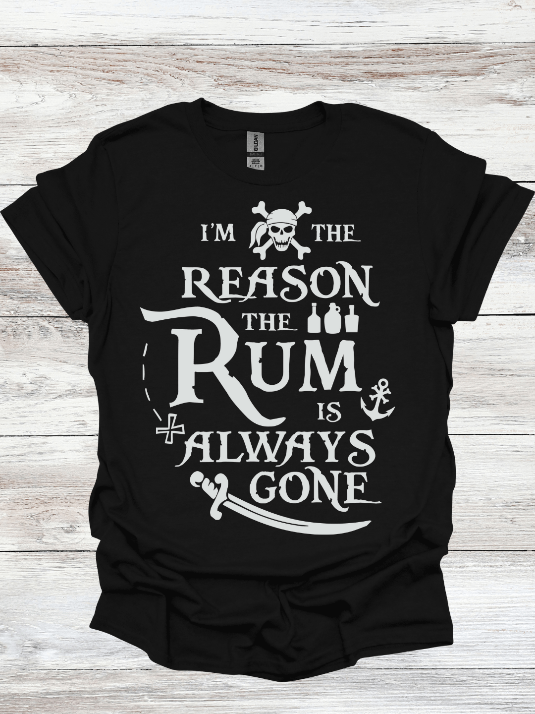Pirate's Delight Skull & Crossbones T-Shirt product image (1)