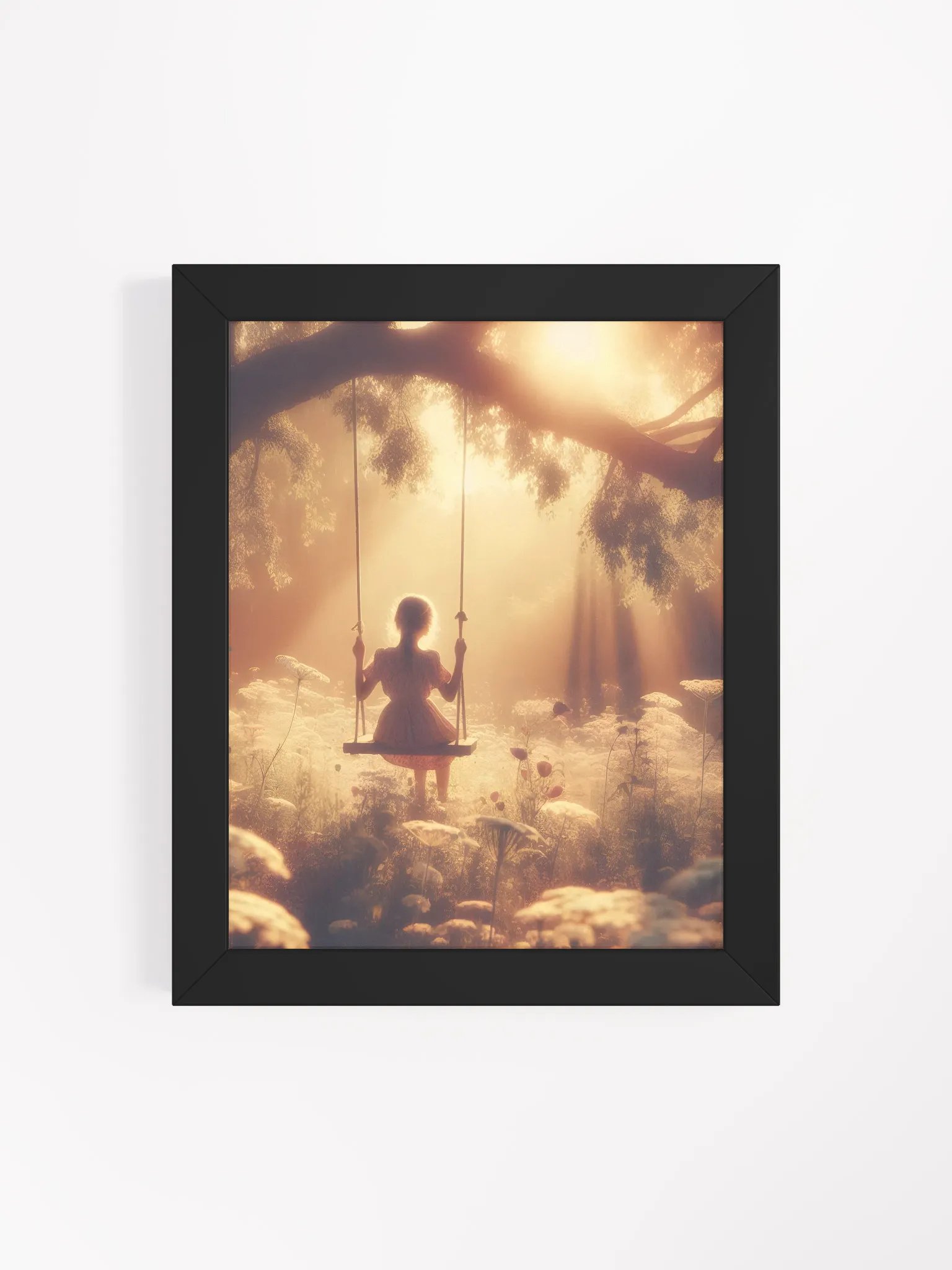 Sunday Swing Matte Poster In Frame product image (4)