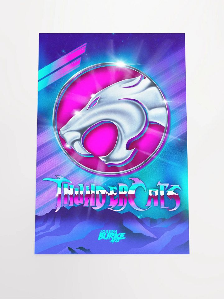 Neon Thundercats HO! 12x18 Fine Art Print product image (1)