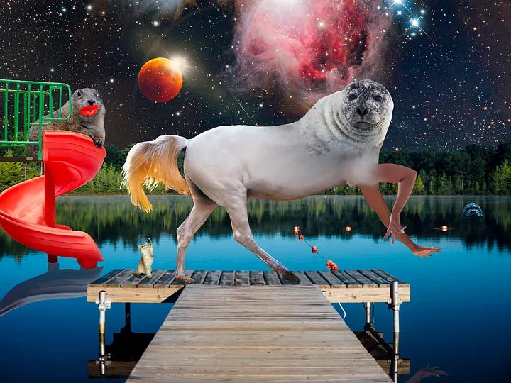 The Better Sea(l)Horse Desktop Wallpaper product image (1)