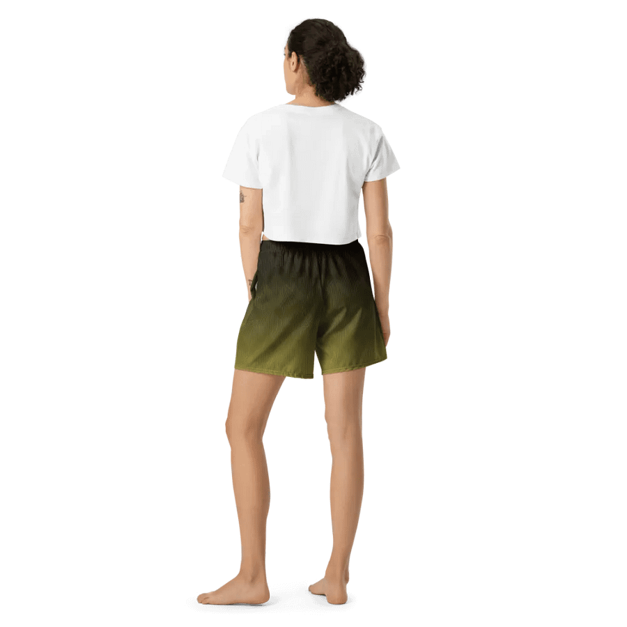 yellow wave athletics shorts product image (4)