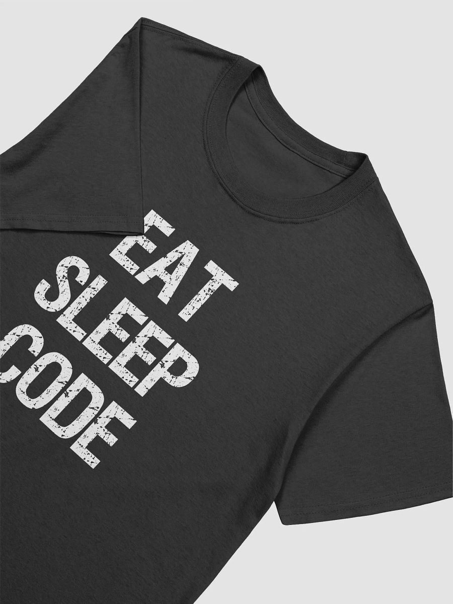 TeamTBM Eat, Sleep, Code White Text T-Shirt product image (3)