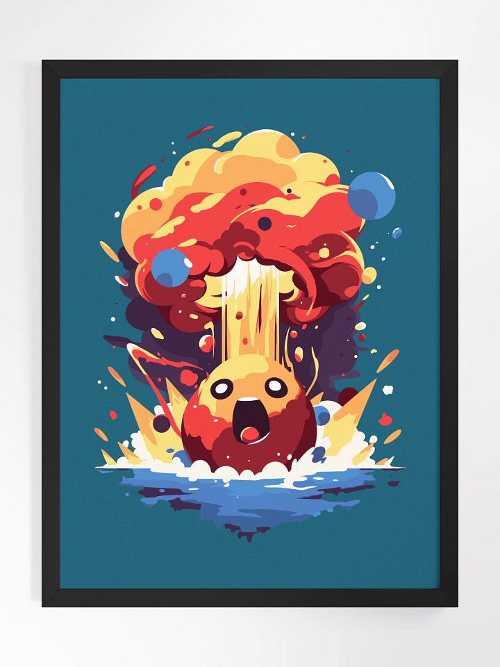 "Nukey" – 18″ x 24″ Framed Poster product image (1)