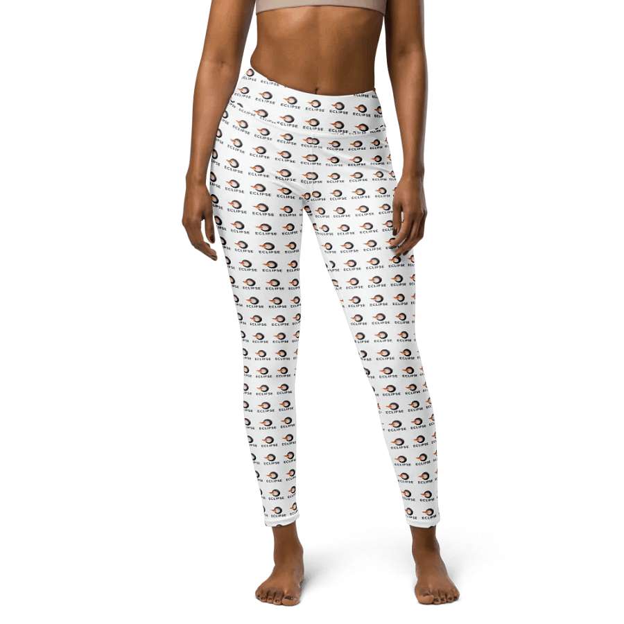 Eclipse Women's White Yoga Leggings with Inside Pocket product image (1)