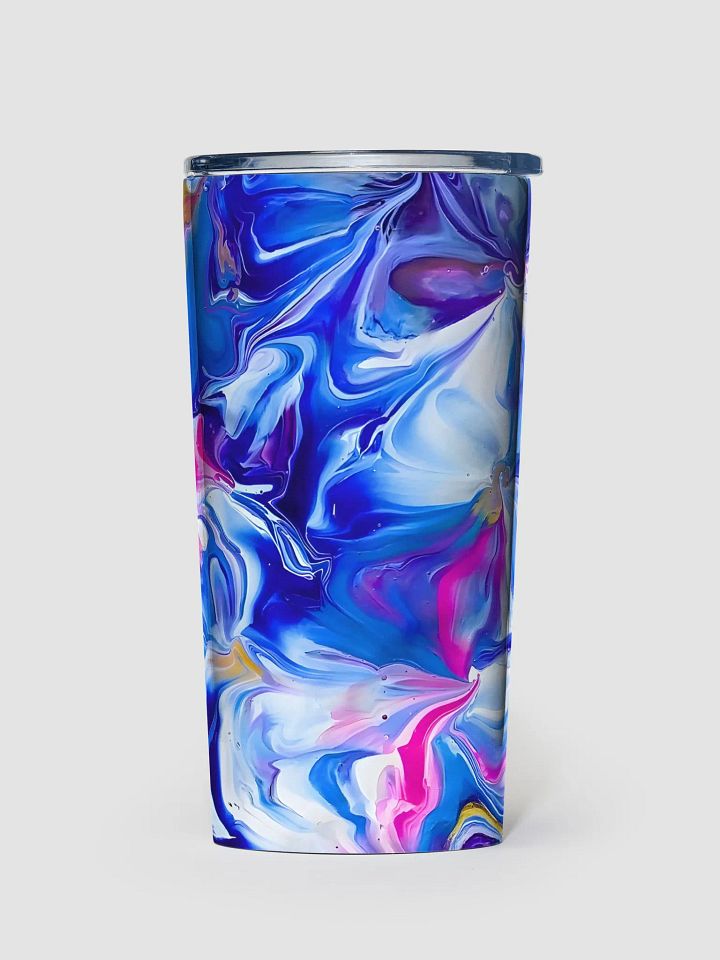 Ocean Blossoms Fluid Art Tumbler product image (1)