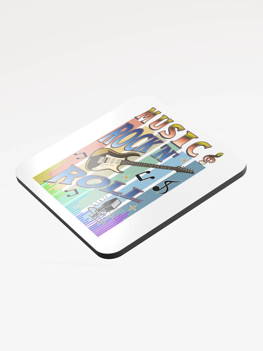 Music Rock N Roll Guitar Cork Coaster Set product image (2)